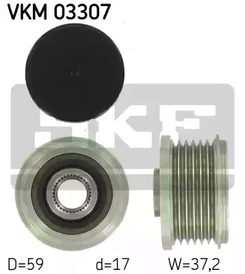 Механизм свободного хода SKF VKM 03307 (VKN 350)